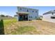 Large backyard with a screened-in patio at 10749 Tally Fawn Loop, San Antonio, FL 33576