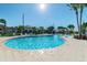 Enjoy the community pool and surrounding landscaping for a relaxing resort-style retreat at 10749 Tally Fawn Loop, San Antonio, FL 33576