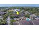 Birds eye view of condo buildings with a pool and parking at 1240 S Missouri Ave # 415, Clearwater, FL 33756