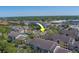 Aerial view of condo buildings with manicured lawns and a community pool at 1240 S Missouri Ave # 415, Clearwater, FL 33756