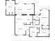 Detailed floorplan showcasing the layout, including bedrooms, living spaces, and kitchen areas at 17815 Cranbrook Dr, Lutz, FL 33549