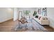 Inviting living room with hardwood floors, contemporary decor, and plenty of natural light at 17815 Cranbrook Dr, Lutz, FL 33549