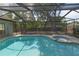 Enjoy the outdoors in this home with a screened in pool area and a relaxing spa at 2505 Buckhorn Run Dr, Valrico, FL 33596