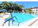 A crystal-clear swimming pool offers relaxation and recreation for residents at 2593 Countryside Blvd # 7204, Clearwater, FL 33761