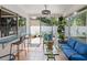 Enclosed patio with outdoor access, perfect for relaxation and entertaining at 2720 Wiltshire Ave, Palm Harbor, FL 34685