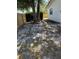 View of the backyard, bordered by a new wooden fence and featuring mature trees at 29813 69Th N St, Clearwater, FL 33761