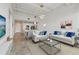 Open concept living space with modern decor and city views, perfect for entertaining and relaxation at 332 Cocoanut Ave # 505, Sarasota, FL 34236