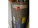 Efficient Rheem water heater for reliable hot water supply, and an EnergyGuide label at 4206 Tamargo Dr # 4206, New Port Richey, FL 34652