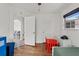 Bedroom featuring hardwood floors, natural light, and space for work or play at 4400 2Nd S Ave, St Petersburg, FL 33711