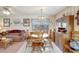 Comfortable dining area with a cozy atmosphere, perfect for Gathering meals at 4610 47Th N Way, St Petersburg, FL 33702