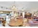 Open-concept living space with kitchen, dining, and living areas at 4610 47Th N Way, St Petersburg, FL 33702