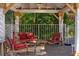 Community gazebo with comfortable seating, perfect for relaxing in a private green space at 7828 Hardwick # 923, New Port Richey, FL 34655