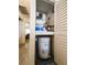 Storage room with shelves and Kilz paint at 7828 Hardwick # 923, New Port Richey, FL 34655
