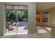 This eat-in kitchen offers seamless access to a brick patio, enhancing indoor-outdoor flow at 11102 Avery Oaks Dr, Tampa, FL 33625