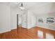 Bedroom featuring hardwood floors, closet and natural light from the windows at 1125 19Th N Ave, St Petersburg, FL 33704