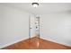 Bedroom with hardwood flooring and natural light, conveniently located near the kitchen at 1125 19Th N Ave, St Petersburg, FL 33704