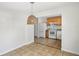 Inviting dining area features a pendant light, and access to the adjacent kitchen at 1125 19Th N Ave, St Petersburg, FL 33704