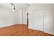 Bright living room with hardwood floors and a closet for extra storage space at 1125 19Th N Ave, St Petersburg, FL 33704