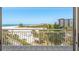 Relax on the balcony and take in the beautiful beach and building views at 1170 Gulf Blvd # 402, Clearwater, FL 33767
