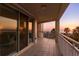 View from the balcony overlooking beach, ocean, and sunset at 1170 Gulf Blvd # 402, Clearwater, FL 33767