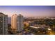 Exterior shot showcasing the high-rise condo building with city and water views at 1170 Gulf Blvd # 402, Clearwater, FL 33767