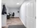 Office space with hard surface floors, a work desk, office chair, and recessed lighting at 11780 Linden Dr, Spring Hill, FL 34608