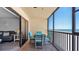 Relax on the lanai with comfortable seating, while savoring breathtaking views of the beach and ocean at 13720 Gulf Blvd # 305, Madeira Beach, FL 33708