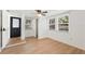 Bright bedroom with hardwood floors, natural lighting and private access to the yard at 27477 Old Trilby Rd, Brooksville, FL 34602