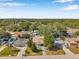 Aerial view of the residential neighborhood showcasing lush greenery and well-maintained homes at 2873 Karen Ave, Largo, FL 33774