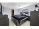 Comfortable bedroom with ample closet space, neutral walls, and tile flooring at 4124 Pine Dale Ct, Hernando Beach, FL 34607