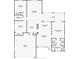 Detailed floor plan showcasing the layout of the home with bedrooms, living areas, kitchen, bathrooms, and lanai at 708 Sandy Hills Ave, Tarpon Springs, FL 34689