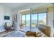 Balcony view featuring comfortable seating, a railing, and scenic waterfront views at 7872 Sailboat Key S Blvd # 306, South Pasadena, FL 33707
