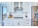 Contemporary kitchen featuring white cabinetry, stainless steel appliances, modern backsplash, and sleek countertops at 7872 Sailboat Key S Blvd # 306, South Pasadena, FL 33707