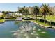 Harbour Side community entrance with water feature and landscaping at 7872 Sailboat Key S Blvd # 306, South Pasadena, FL 33707
