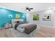 Stylish bedroom featuring a plush bed, accent lighting, and calming color scheme at 8231 31St N Ter, St Petersburg, FL 33710