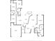 Detailed floor plan showing the layout of the home including bedrooms, bathrooms, kitchen, and living spaces at 9072 Baywood Park Dr, Seminole, FL 33777