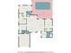 Layout of the floor plan at 12317 Smokey Dr, Hudson, FL 34669