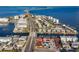Aerial view of the community, showcasing its proximity to Dunedin Causeway, Caladesi, and Honeymoon Islands at 2600 N Paula Dr # 2B, Dunedin, FL 34698