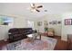 Bright living room with large windows and neutral walls at 2964 Catherine Dr, Clearwater, FL 33759