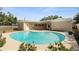 A sparkling swimming pool with a spacious patio and inviting backyard featuring a seamlessly connected outdoor living space at 2964 Catherine Dr, Clearwater, FL 33759