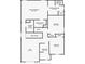 Detailed floorplan showing the layout of the home, including bedrooms, bathrooms, and living spaces at 31779 Asbury Ave, Wesley Chapel, FL 33545