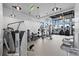 Modern gym featuring weight machines, free weights, and ample lighting for a comprehensive workout experience at 31779 Asbury Ave, Wesley Chapel, FL 33545