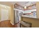 Modern kitchen featuring stainless steel appliances, white cabinets, and a breakfast bar with seating at 504 S Armenia Ave # 1338, Tampa, FL 33609