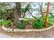 Well maintained landscaping at this lovely community at 5428 Joyce St, Zephyrhills, FL 33542