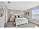 A bright bedroom with a plush bed, matching nightstands, and serene wall decor at 5486 Summer Sunset Dr, Apollo Beach, FL 33572