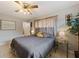 Comfortable bedroom showcasing modern finishes, a ceiling fan, and an abundance of natural light at 5561 24Th N Ter, St Petersburg, FL 33710