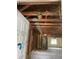 Interior shot with exposed beams and studs at 5720 21St W St, Bradenton, FL 34207