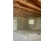 Interior shot with exposed beams and studs at 5720 21St W St, Bradenton, FL 34207