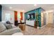 Living room with a cozy seating area, modern decor, and ample natural light at 6225 76Th N Ave, Pinellas Park, FL 33781