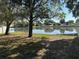 Backyard view of the water at 7326 Cutwater Ln, Wesley Chapel, FL 33545